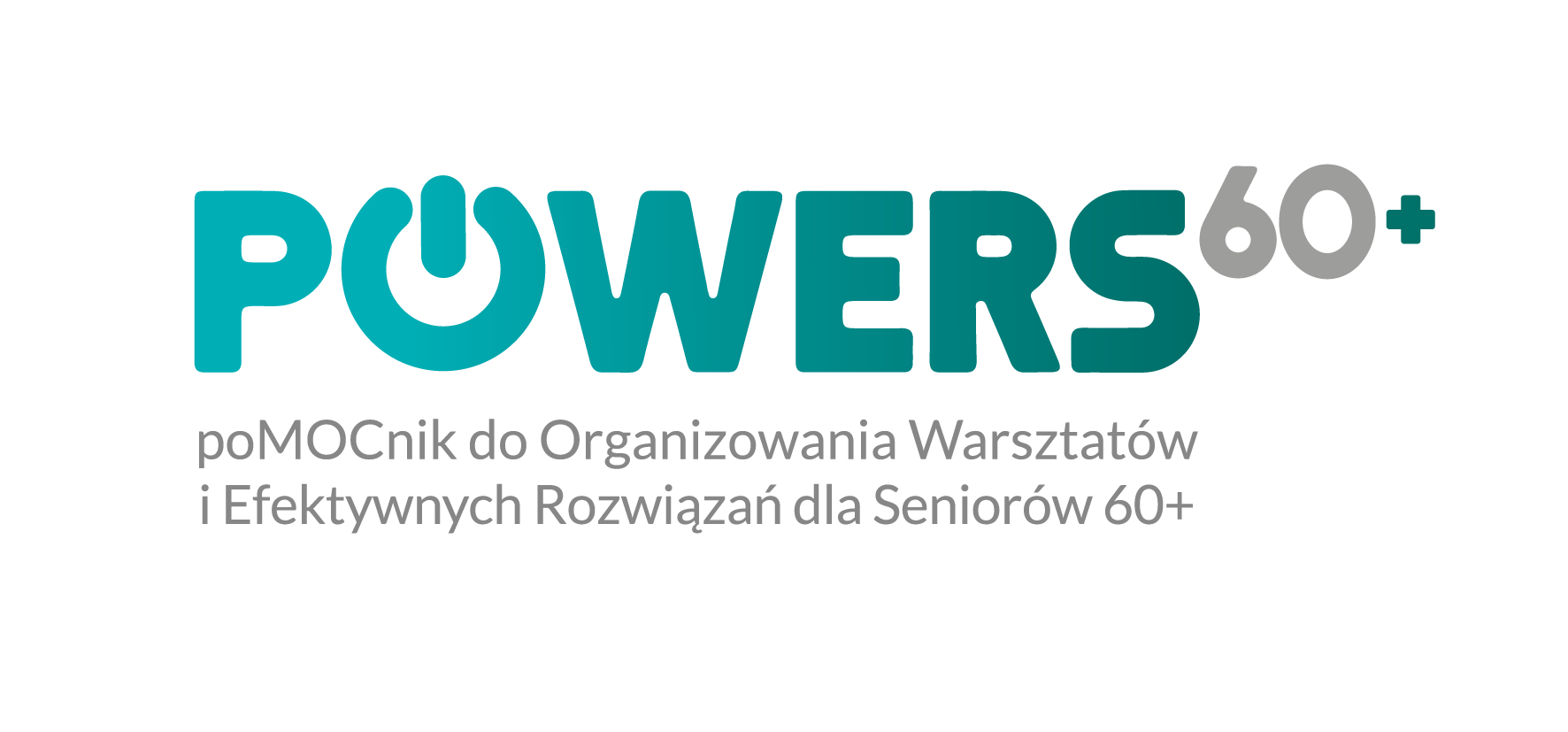 POWERS 60+ logo z opisem